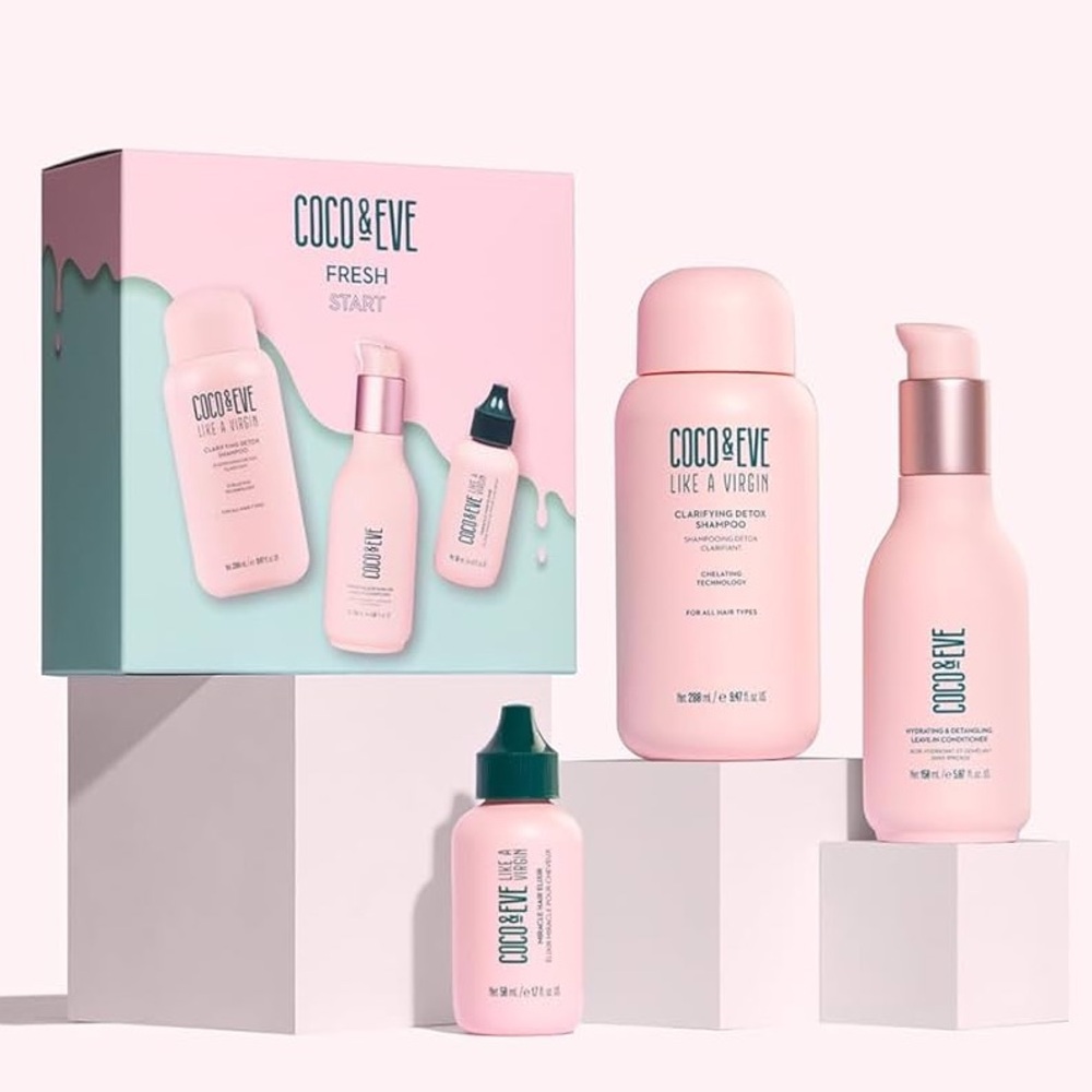 Coco & Eve Fresh Start Luxury Hair Essentials Set NIB Limited Edition - Picture 2 of 4